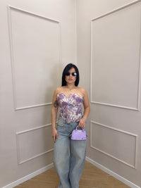 Jeans balloon brillantini