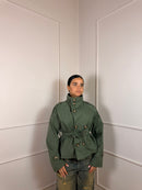 Trench verde militare