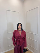 Trench in camoscio