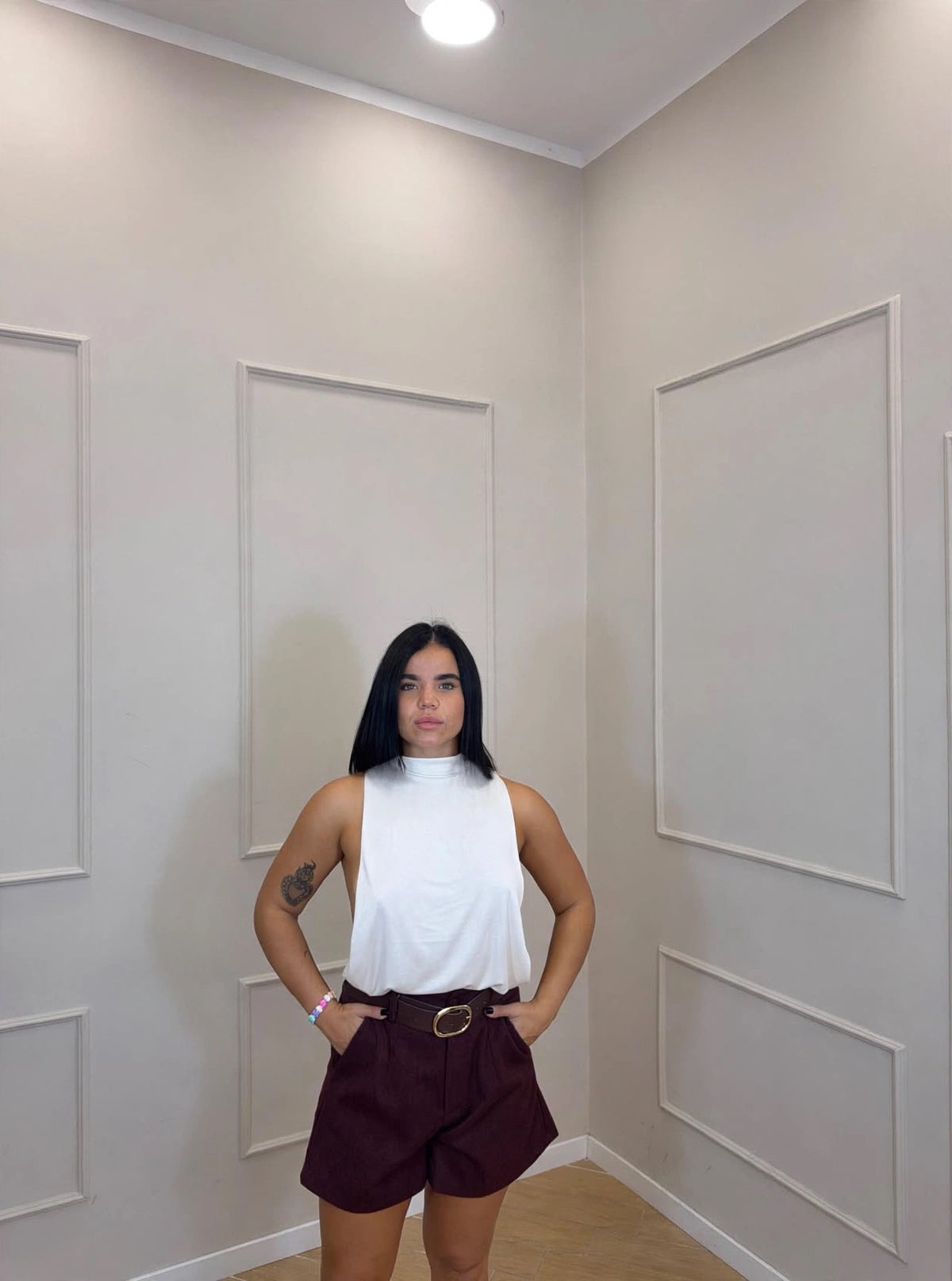 Pantaloncino con cinta