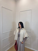 Giacca ecopelle oversize