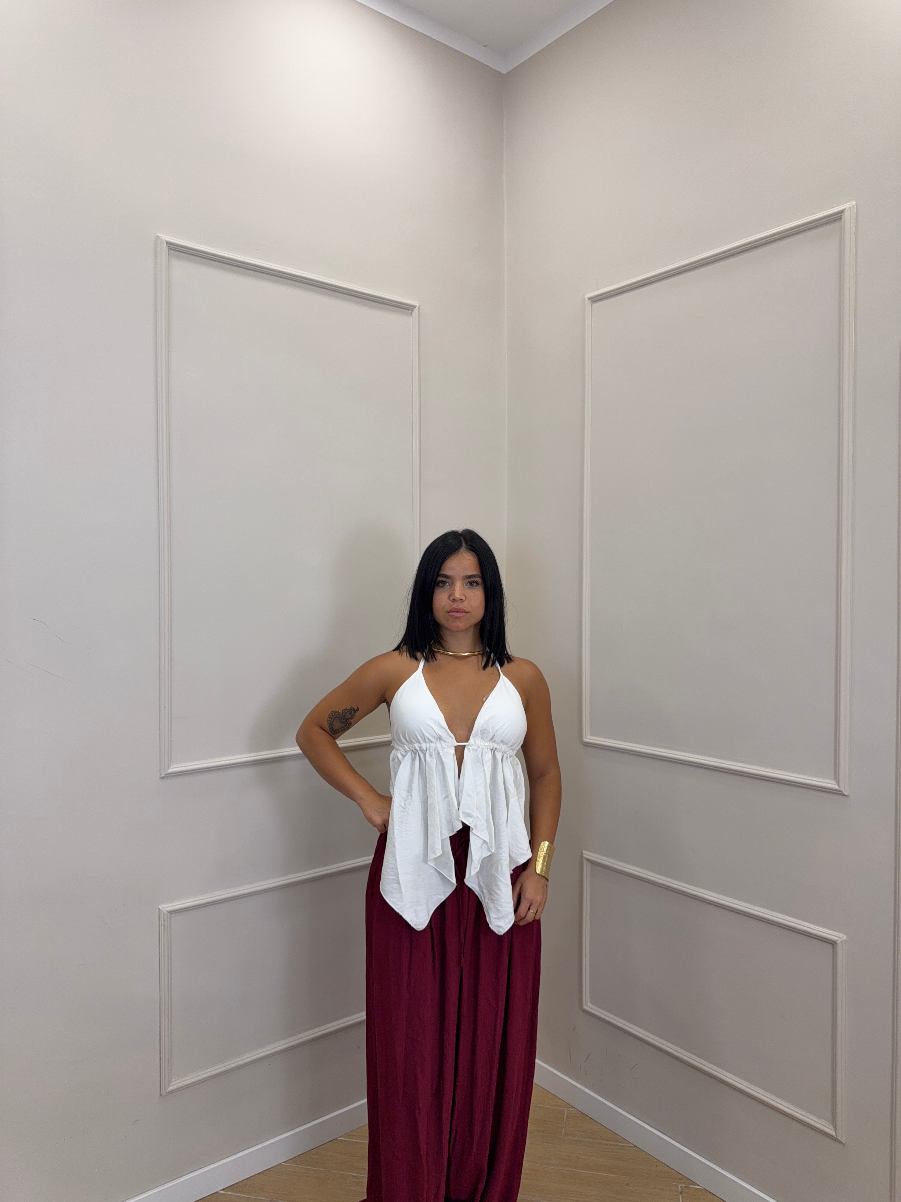 Pantalone simil lino