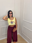Pantalone simil lino