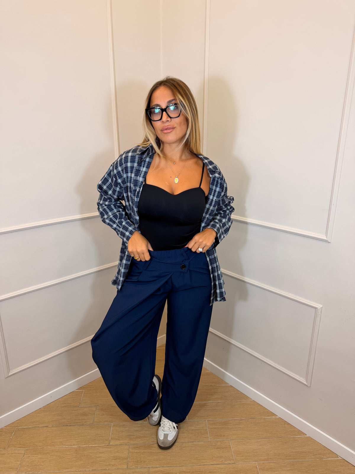 Pantalone blu