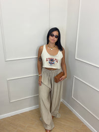 Pantalone simil lino