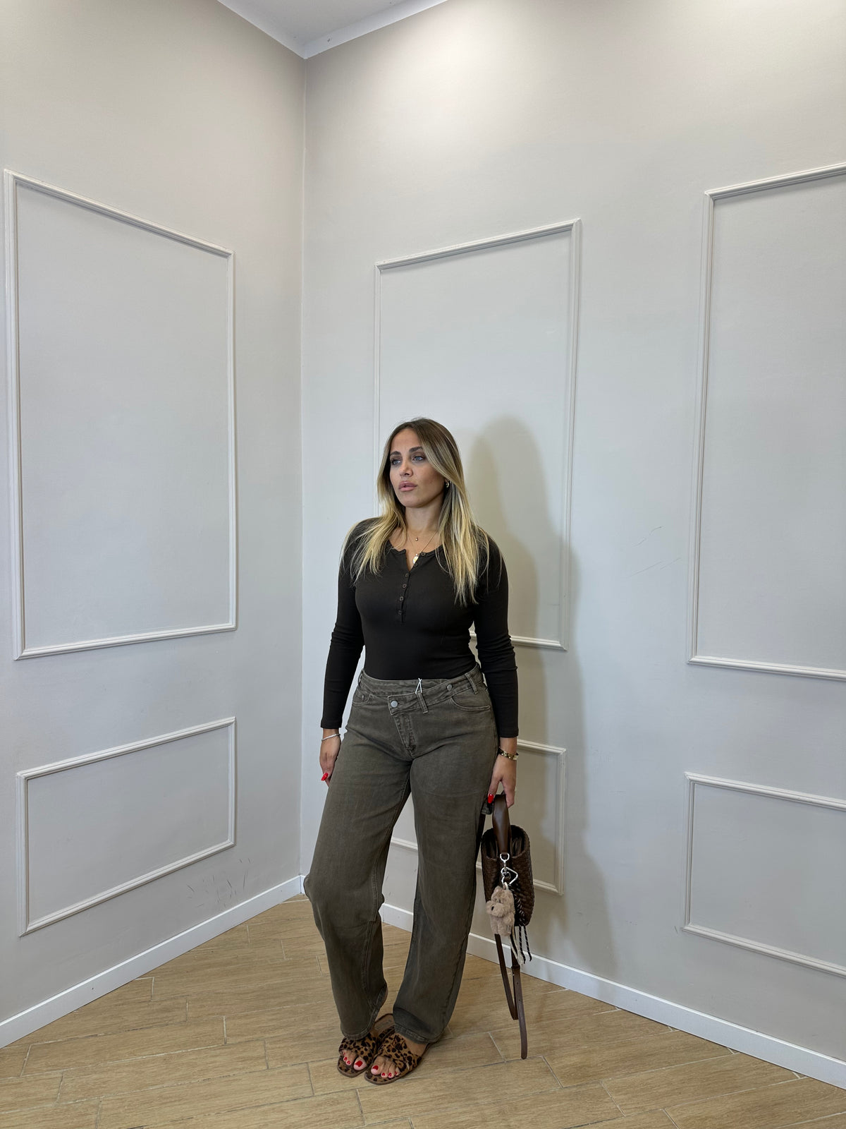Jeans doppia chiusura