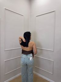 Jeans Denim chiaro palazzo fit