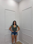 Pantaloncino denim