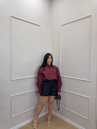 Camicia over con spalline Just West