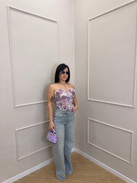 Jeans balloon brillantini