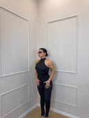 Jumpsuit scollo americano