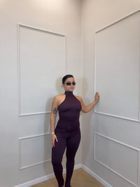 Jumpsuit scollo americano